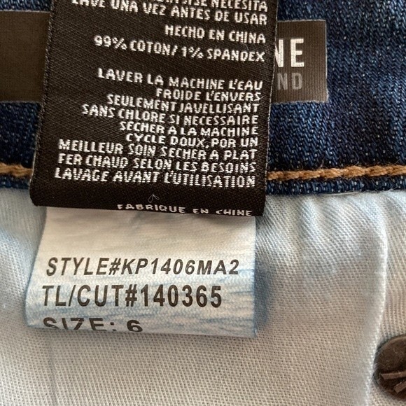 Kut From The Kloth Catherine Boyfriend Skinny Size 6 - Picture 9 of 13